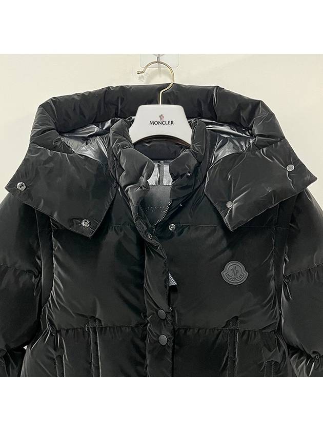 Women ALLYMES 2in1 Logo Patch Down Padded Jacket Black 1A00020 5970C 999 - MONCLER - BALAAN 9