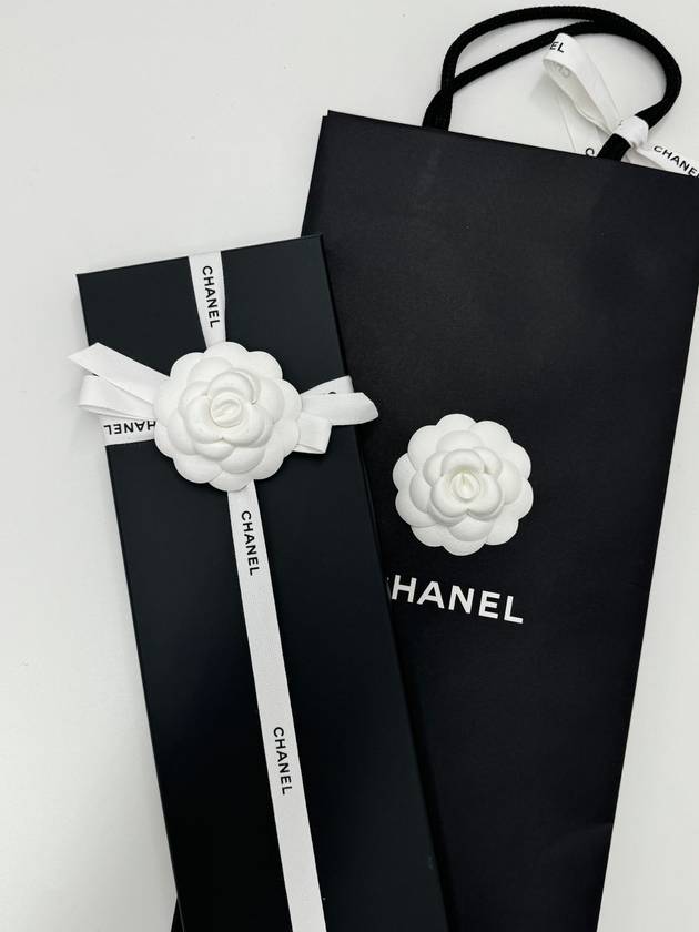 CC logo 24A season tie silk navy AAA134 - CHANEL - BALAAN 7