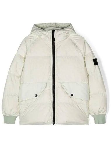 Kids Women s Wappen Hooded Padded Jacket 811640223 V0097 - STONE ISLAND - BALAAN 1