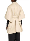 Agape Half Sleeve Poncho Jacket Beige - MAX MARA - BALAAN 4