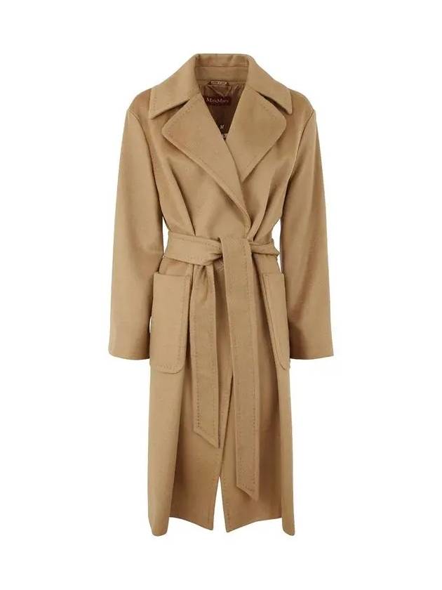 BERNARD Belted Wool Coat Camel 2360161439 006 - MAX MARA - BALAAN 2