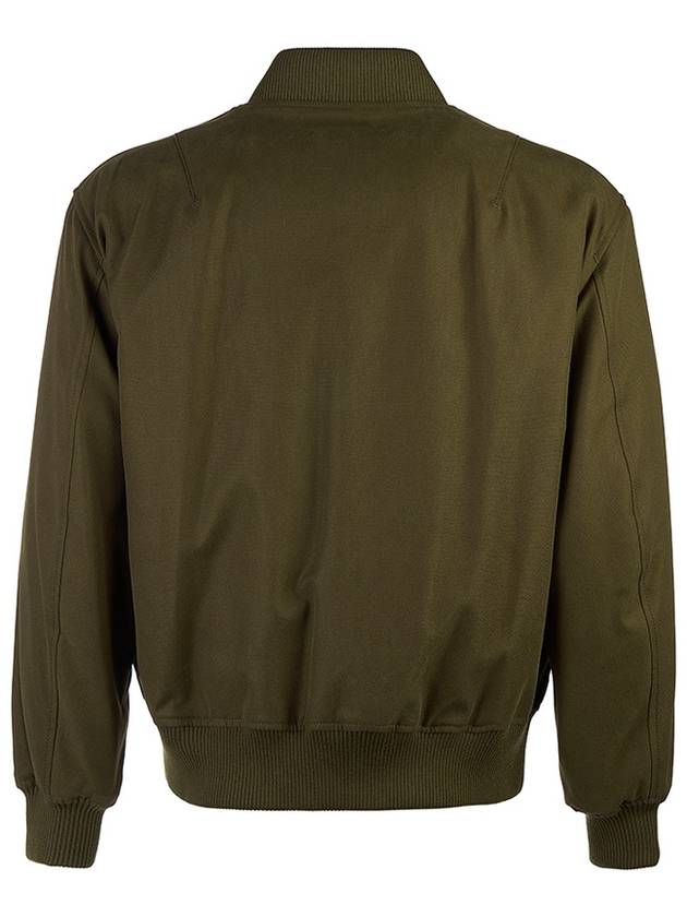 Thule Cotton Reversible Bomber Jacket Dark Khaki Desert Mist - LORO PIANA - BALAAN 5