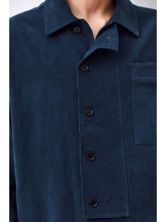 Corduroy Shirts Dark Cyan - DENSITY - BALAAN 4