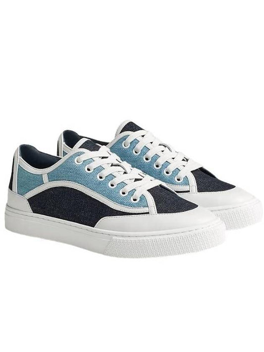 Get Sneakers Women s Denim Blue H242152Z 48380 - HERMES - BALAAN 1