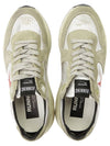 Running Sole Suede Low Top Sneakers Beige - GOLDEN GOOSE - BALAAN 3