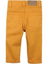 Kids Cotton Banding Pants Yellow B04A45 57B - BURBERRY - BALAAN 3