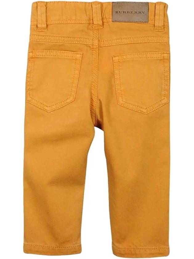 Kids Cotton Banding Pants Yellow B04A45 57B - BURBERRY - BALAAN 3