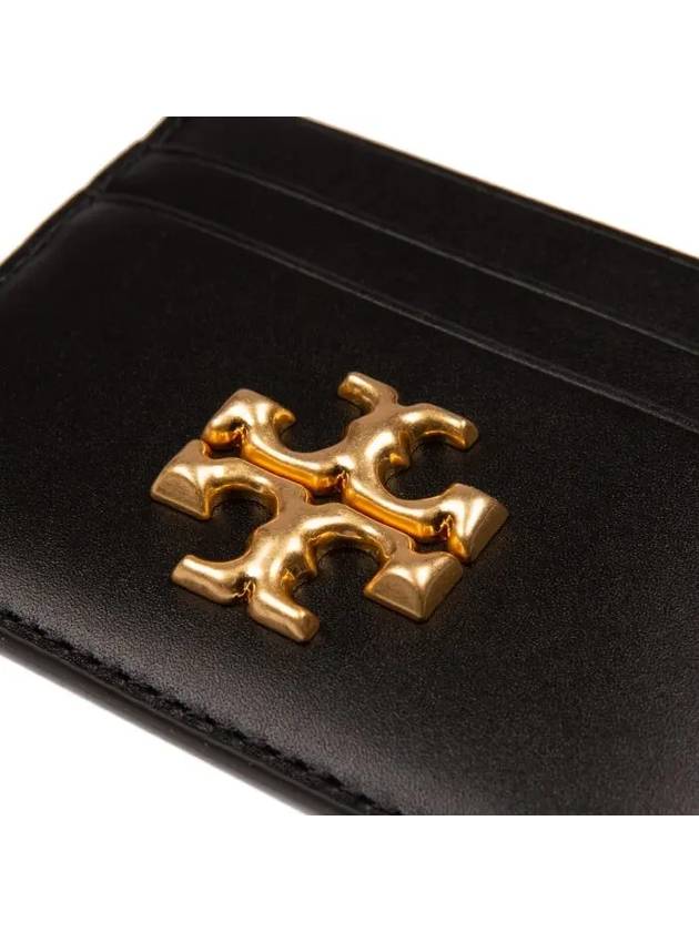 Eleanor Card Wallet Black - TORY BURCH - BALAAN 4