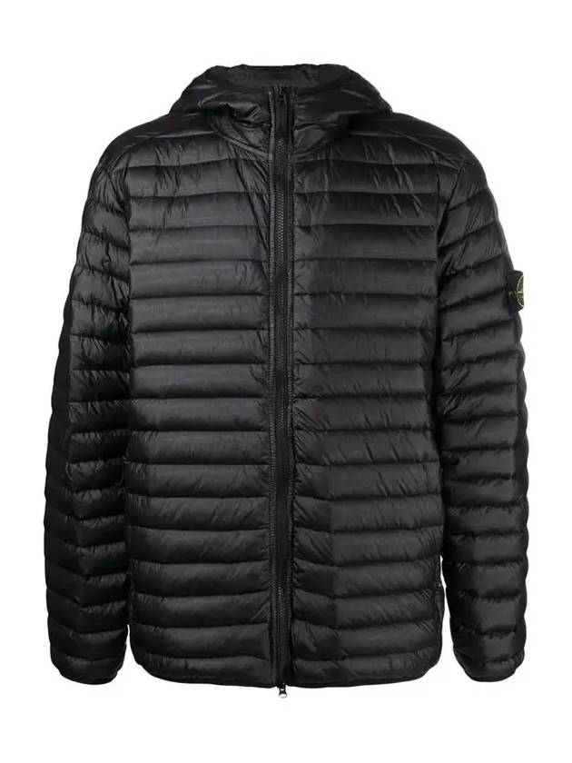 Loom Woven Chambers R-Nylon Down-TC Packable Jacket Black - STONE ISLAND - BALAAN 3