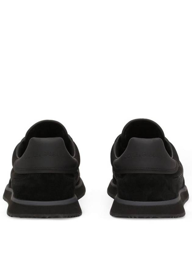 Dolce & Gabbana Suede And Mesh Dg Cushion Sneakers Shoes - DOLCE&GABBANA - BALAAN 3