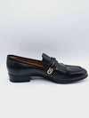 Mirror G Leather Loafers Black - GUCCI - BALAAN 8