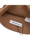 Bold Fox Head Patch Ribbed Beanie Golden Brown - MAISON KITSUNE - BALAAN 10