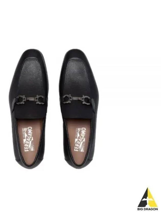 Men's Gancini Loafer Black - SALVATORE FERRAGAMO - BALAAN 2