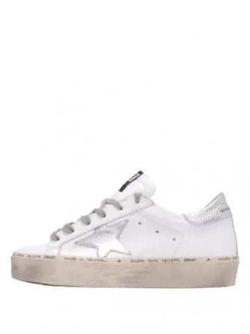 High Star Sneakers White Leather Shiny Women s - GOLDEN GOOSE - BALAAN 1