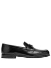 Women s Triangle Logo Loafers 2DB209X000055 Black BPG - PRADA - BALAAN 1