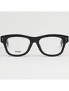 Glasses frame KZ50175F 001 Asian fit black horn rim square - KENZO - BALAAN 3