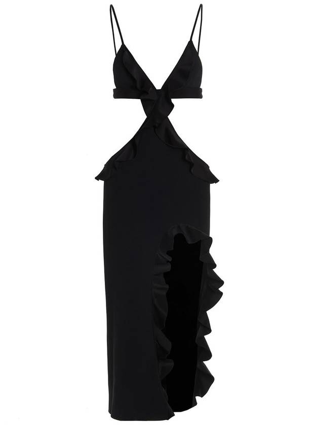 David Koma 'Crossbody & Open Leg Ruffle' Dress - DAVID KOMA - BALAAN 1