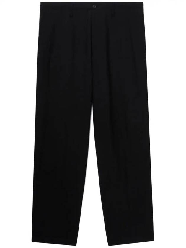 Wool Blend Wide Pants - YOHJI YAMAMOTO - BALAAN 1