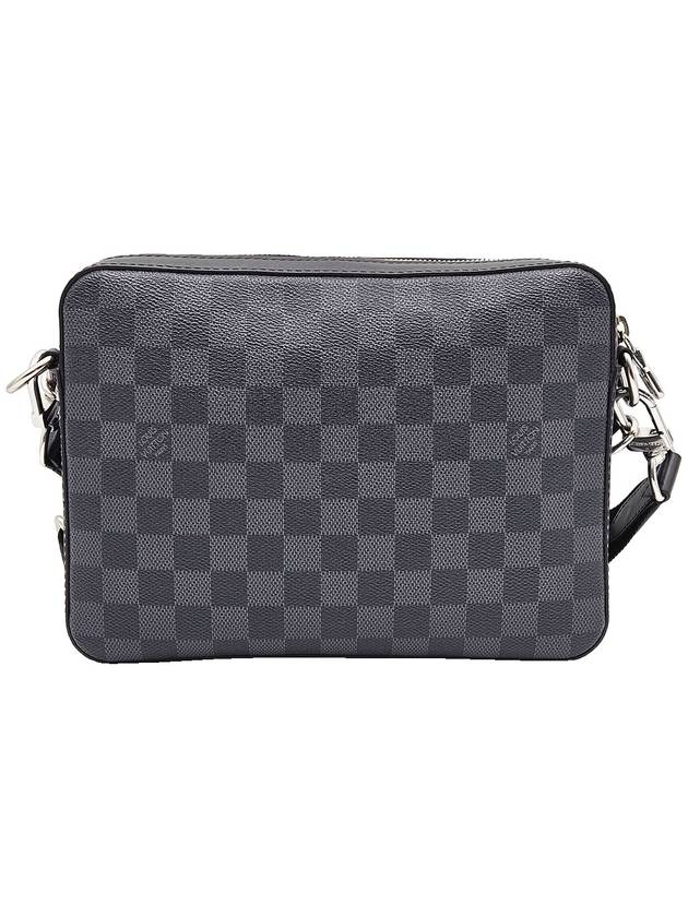 Louis Vuitton N40519 Black Damier Graphite Canvas Trio Messenger Bag - LOUIS VUITTON - BALAAN 3