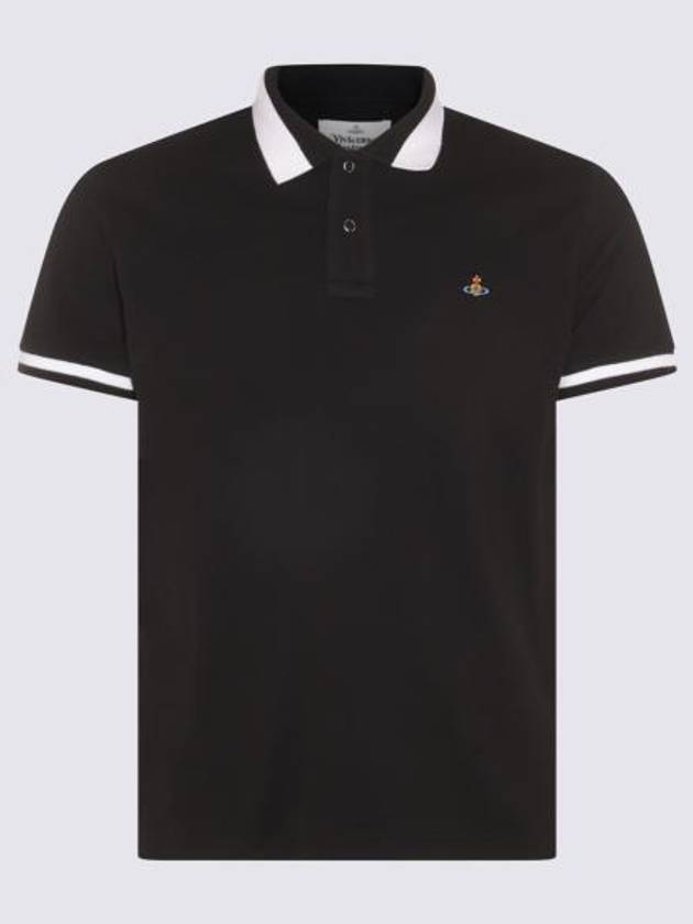 Classic ORB Logo Polo Shirt Black - VIVIENNE WESTWOOD - BALAAN 2