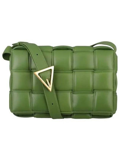 Gold Padded Cassette Padded Nappa Leather Small Cross Bag Military Green - BOTTEGA VENETA - BALAAN 2