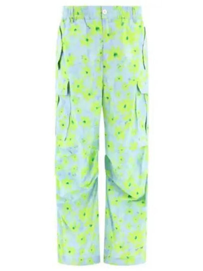 Parade Print Straight Pants Water - MARNI - BALAAN 2