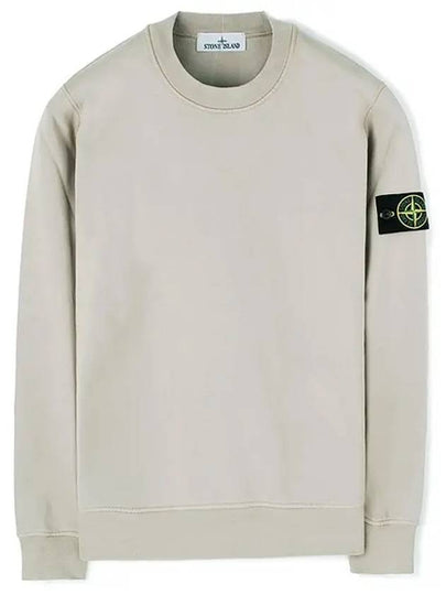 Wappen Patch Crew Neck Sweatshirt Beige - STONE ISLAND - BALAAN 2