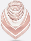 Toile de Jouy Sauvage 90 Square Scarf Ivory Pink - DIOR - BALAAN 3