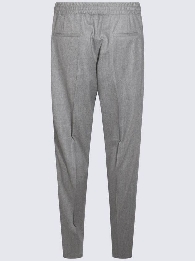 Brunello Cucinelli Grey Wool Pants - BRUNELLO CUCINELLI - BALAAN 2