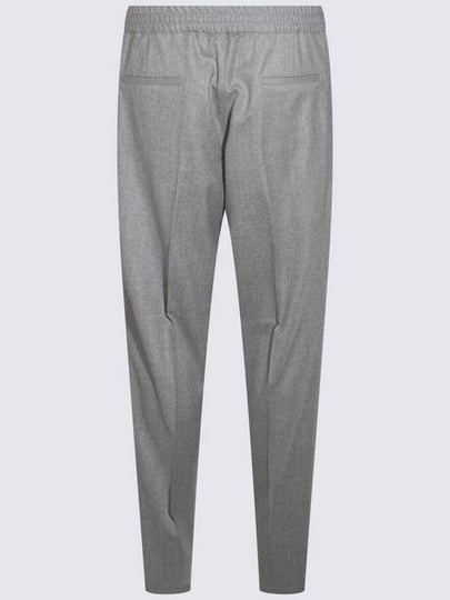 Brunello Cucinelli Grey Wool Pants - BRUNELLO CUCINELLI - BALAAN 2