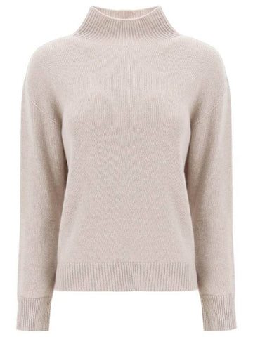 Women's Tahiti Cashmere Yarn Turtleneck Ecru - S MAX MARA - BALAAN 1