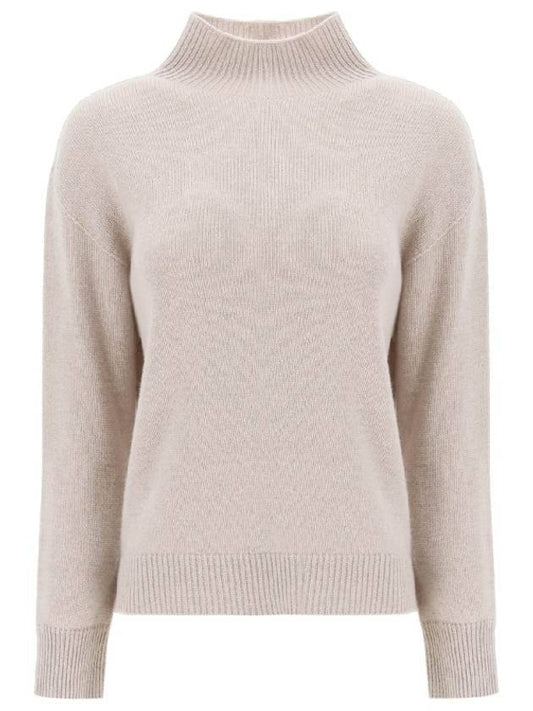 Women's Tahiti Cashmere Yarn Turtleneck Ecru - S MAX MARA - BALAAN 1