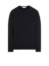 Embroidered Pocket Sweatshirt Black - STONE ISLAND - BALAAN 1