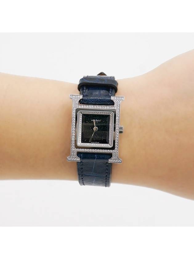 Women s H Hour Diamond Quartz Watch - HERMES - BALAAN 2