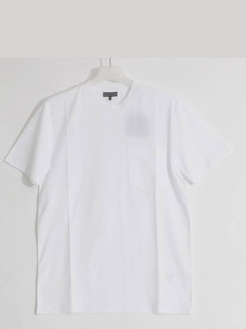 18SS L embroidery pocket round t-shirt white RMJE0015P18 00 - LANVIN - BALAAN 1