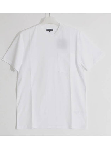 18SS L embroidery pocket round t-shirt white RMJE0015P18 00 - LANVIN - BALAAN 1