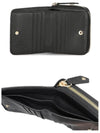 Grain Zipper Medium Gold Half Wallet Black - VIVIENNE WESTWOOD - BALAAN 6