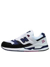 530 Logo Suede Low Top Sneakers White - NEW BALANCE - BALAAN 1