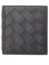 Intrecciato Slim Half Wallet Black - BOTTEGA VENETA - BALAAN 2