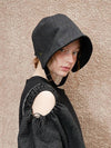 Reversible Strap Bonnet Hat Black - BROWN HAT - BALAAN 1