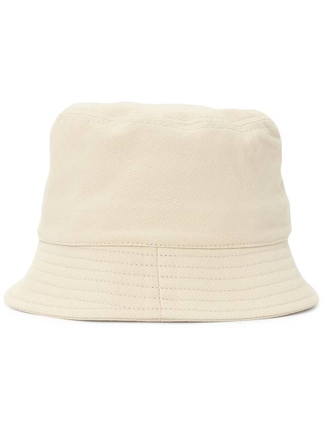 Haley Embroidered Logo Bucket Hat Ivory - ISABEL MARANT - BALAAN 4