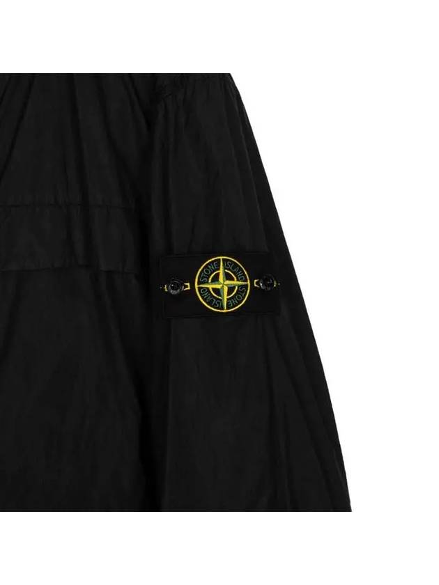 Garment Dyed Crinkle Reps R-Nylon Jacket Black - STONE ISLAND - BALAAN 5