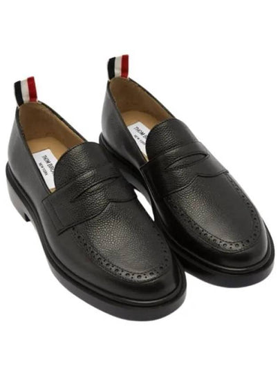 Lightweight Sole Penny Loafer Black - THOM BROWNE - BALAAN 2