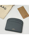 Demi Lune Card Wallet Grey - A.P.C. - BALAAN 3