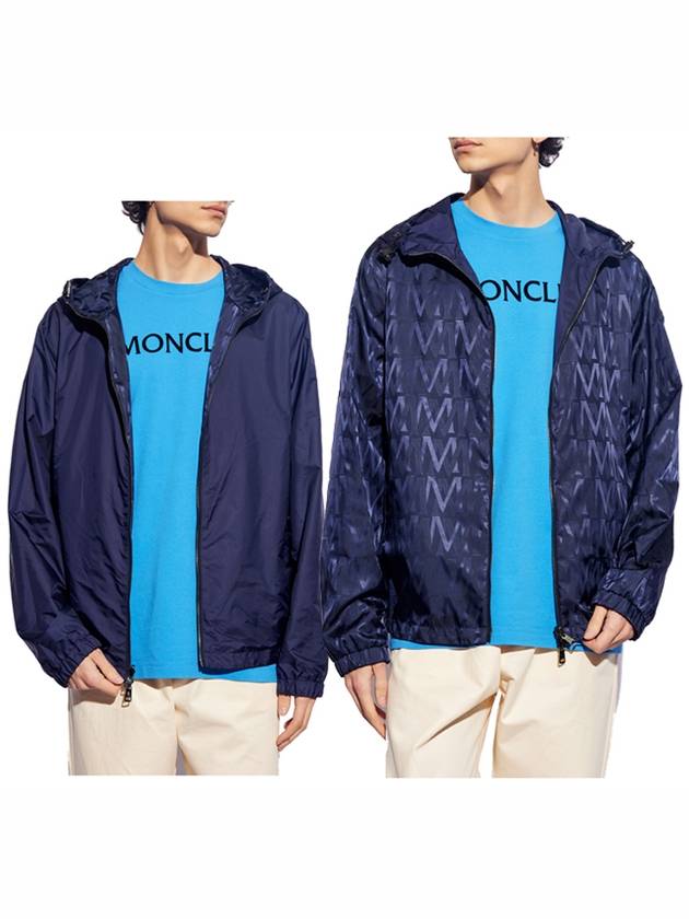 Lepontine Reversible Hooded Jacket Blue - MONCLER - BALAAN 2