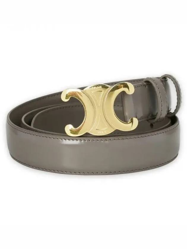 Triomphe Taurillon Medium Leather Belt Pebbled - CELINE - BALAAN 2