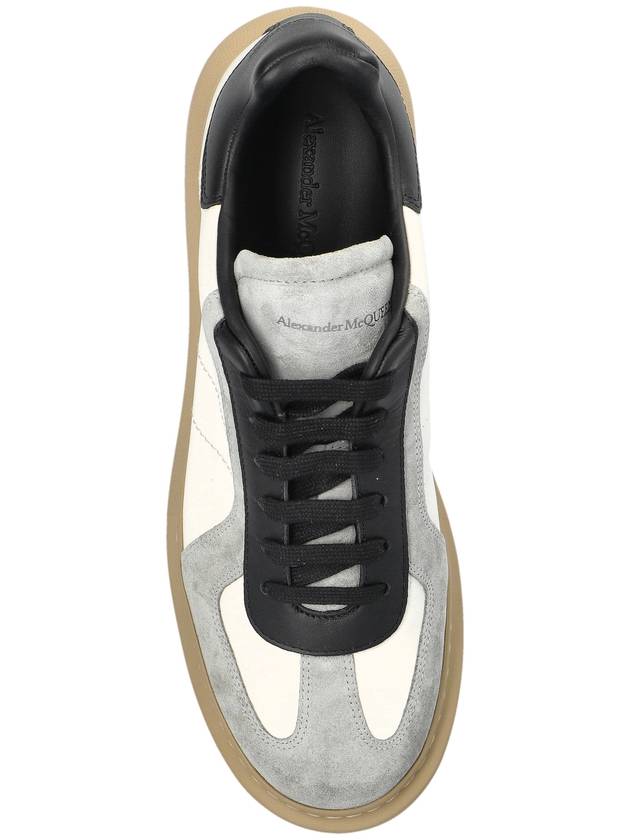 Alexander McQueen Leather Sneakers, Men's, Cream - ALEXANDER MCQUEEN - BALAAN 6