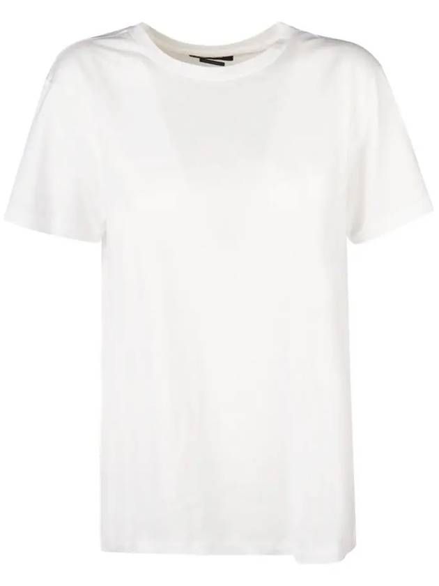 Ananx Back Logo Cotton Short Sleeve T-Shirt White - ISABEL MARANT - BALAAN 2