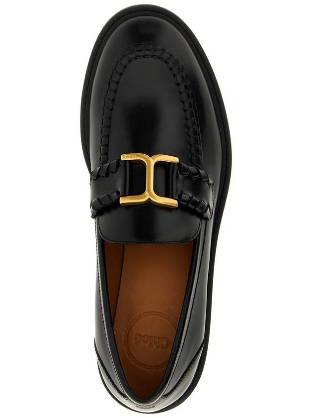 Marcie Calfskin Loafers Black - CHLOE - BALAAN 4