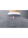 4 Bar Armband Milano Stitch Knit Top Mid Grey - THOM BROWNE - BALAAN 7